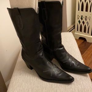 Beautiful Franco Sarto Leather Cowgirl Boots